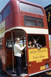 Arthur Treachers bus at 2101 Broad Ripple Avenue 1971