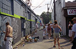 2002 graffiti paint day alley by Alley Cat